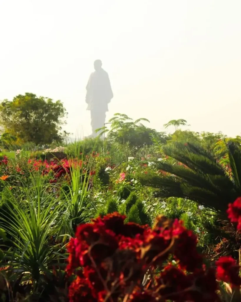 VALLEY OF FLOWERS AT STATUE OF UNITY